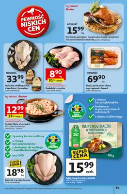 Auchan - gazetka promocyjna Gazetka Pewność niskich cen Hipermarket Auchan od czwartku 06.11 do środy 12.11 - strona 19