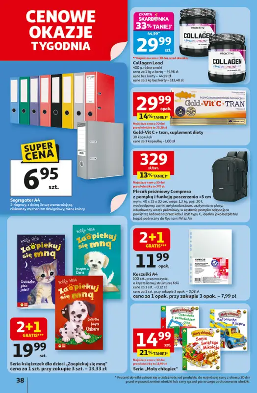 Auchan - gazetka promocyjna Gazetka Pewność niskich cen Hipermarket Auchan od czwartku 06.11 do środy 12.11 - strona 38