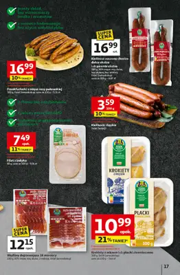 Auchan - gazetka promocyjna Gazetka Pewność niskich cen Hipermarket Auchan od czwartku 06.11 do środy 12.11 - strona 17
