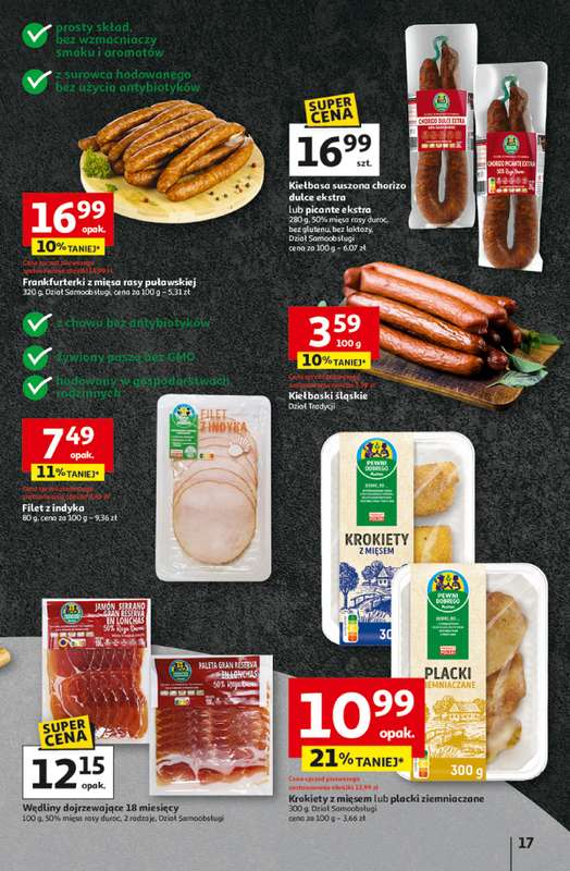 Auchan - gazetka promocyjna Gazetka Pewność niskich cen Hipermarket Auchan od czwartku 06.11 do środy 12.11 - strona 17