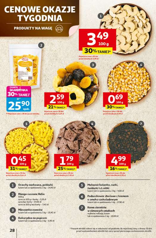 Auchan - gazetka promocyjna Gazetka Pewność niskich cen Hipermarket Auchan od czwartku 06.11 do środy 12.11 - strona 28