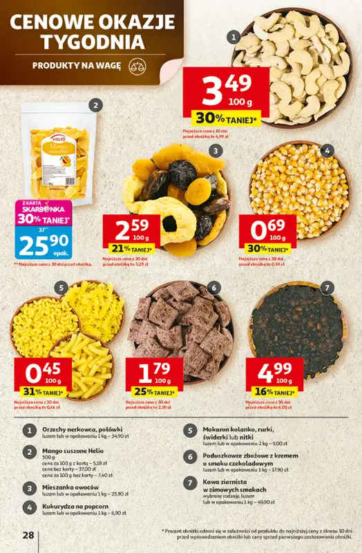 Auchan - gazetka promocyjna Gazetka Pewność niskich cen Hipermarket Auchan od czwartku 06.11 do środy 12.11 - strona 28