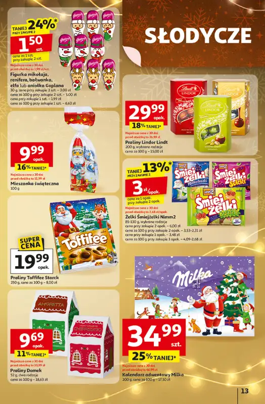Auchan - gazetka promocyjna Gazetka Pewność niskich cen Hipermarket Auchan od czwartku 06.11 do środy 12.11 - strona 13