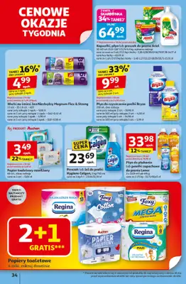 Auchan - gazetka promocyjna Gazetka Pewność niskich cen Hipermarket Auchan od czwartku 06.11 do środy 12.11 - strona 34