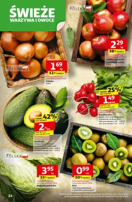Auchan - gazetka promocyjna Gazetka Pewność niskich cen Hipermarket Auchan od czwartku 06.11 do środy 12.11 - strona 14