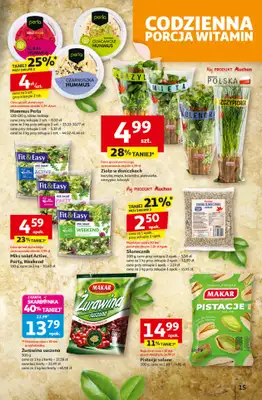 Auchan - gazetka promocyjna Gazetka Pewność niskich cen Hipermarket Auchan od czwartku 06.11 do środy 12.11 - strona 15