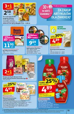Auchan - gazetka promocyjna Gazetka Pewność niskich cen Hipermarket Auchan od czwartku 06.11 do środy 12.11 - strona 31