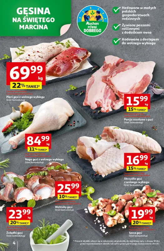 Auchan - gazetka promocyjna Gazetka Pewność niskich cen Hipermarket Auchan od czwartku 06.11 do środy 12.11 - strona 4