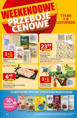 Auchan - gazetka promocyjna Gazetka Pewność niskich cen Hipermarket Auchan od czwartku 06.11 do środy 12.11 - strona 2