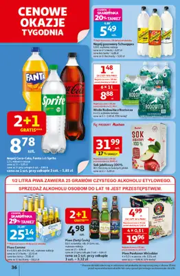 Auchan - gazetka promocyjna Gazetka Pewność niskich cen Hipermarket Auchan od czwartku 06.11 do środy 12.11 - strona 36