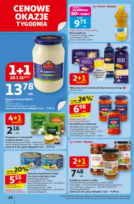 Auchan - gazetka promocyjna Gazetka Pewność niskich cen Hipermarket Auchan od czwartku 06.11 do środy 12.11 - strona 30