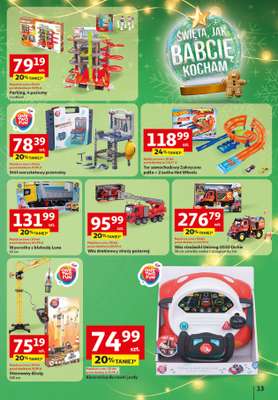 Auchan - gazetka promocyjna Katalog Zabawki Święta jak babcię kocham Hipermarket Auchan  do środy 26.11 - strona 13