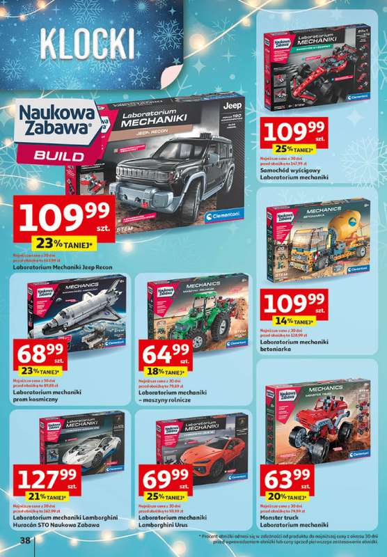 Auchan - gazetka promocyjna Katalog Zabawki Święta jak babcię kocham Hipermarket Auchan od czwartku 06.11 do środy 26.11 - strona 38