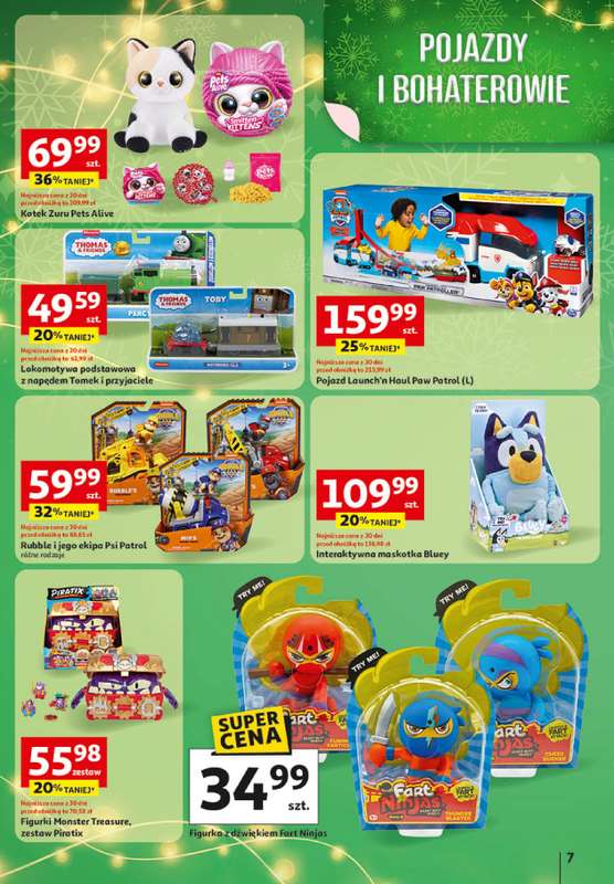 Auchan - gazetka promocyjna Katalog Zabawki Święta jak babcię kocham Hipermarket Auchan od czwartku 06.11 do środy 26.11 - strona 7