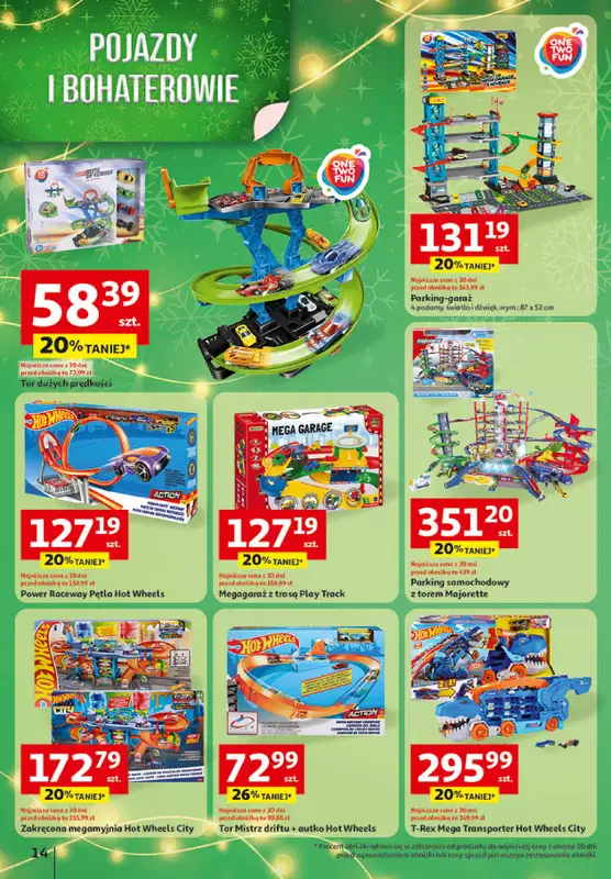 Auchan - gazetka promocyjna Katalog Zabawki Święta jak babcię kocham Hipermarket Auchan od czwartku 06.11 do środy 26.11 - strona 14