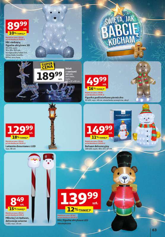 Auchan - gazetka promocyjna Katalog Zabawki Święta jak babcię kocham Hipermarket Auchan  do środy 26.11 - strona 63