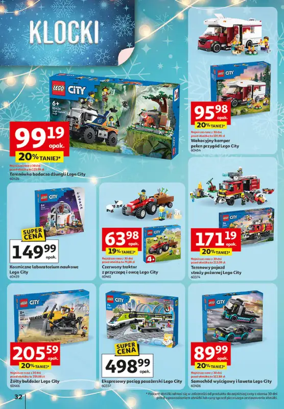 Auchan - gazetka promocyjna Katalog Zabawki Święta jak babcię kocham Hipermarket Auchan od czwartku 06.11 do środy 26.11 - strona 32