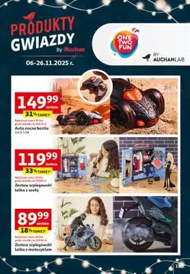 Auchan - gazetka promocyjna Katalog Zabawki Święta jak babcię kocham Hipermarket Auchan od czwartku 06.11 do środy 26.11 - strona 11