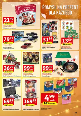 Auchan - gazetka promocyjna Katalog Zabawki Święta jak babcię kocham Hipermarket Auchan od czwartku 06.11 do środy 26.11 - strona 45