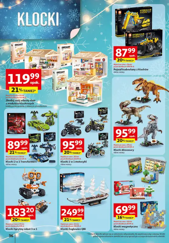 Auchan - gazetka promocyjna Katalog Zabawki Święta jak babcię kocham Hipermarket Auchan od czwartku 06.11 do środy 26.11 - strona 36