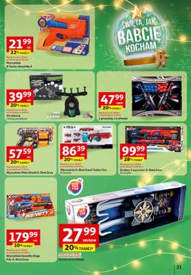 Auchan - gazetka promocyjna Katalog Zabawki Święta jak babcię kocham Hipermarket Auchan  do środy 26.11 - strona 21