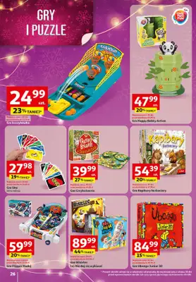 Auchan - gazetka promocyjna Katalog Zabawki Święta jak babcię kocham Hipermarket Auchan od czwartku 06.11 do środy 26.11 - strona 26
