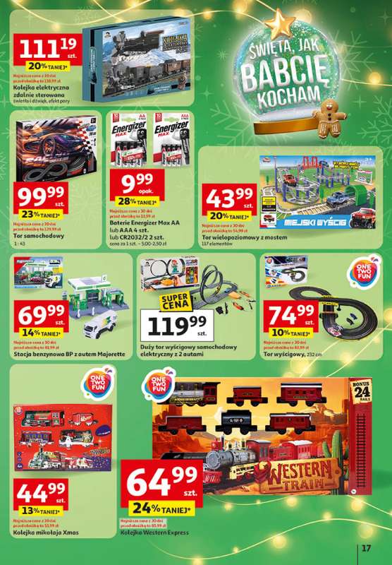 Auchan - gazetka promocyjna Katalog Zabawki Święta jak babcię kocham Hipermarket Auchan od czwartku 06.11 do środy 26.11 - strona 17