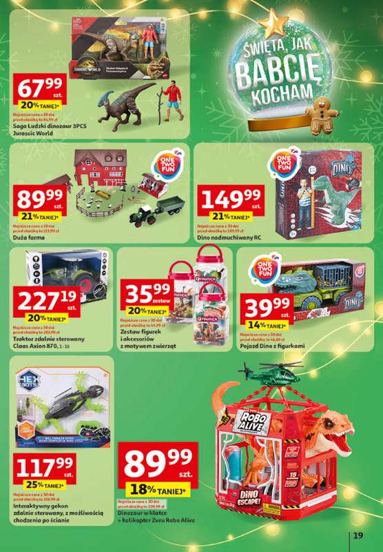 Auchan - gazetka promocyjna Katalog Zabawki Święta jak babcię kocham Hipermarket Auchan od czwartku 06.11 do środy 26.11 - strona 19