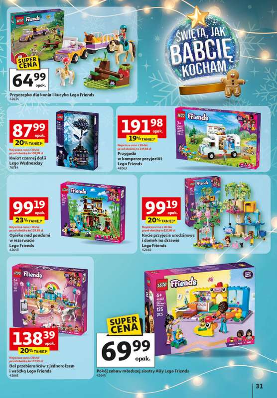 Auchan - gazetka promocyjna Katalog Zabawki Święta jak babcię kocham Hipermarket Auchan od czwartku 06.11 do środy 26.11 - strona 31