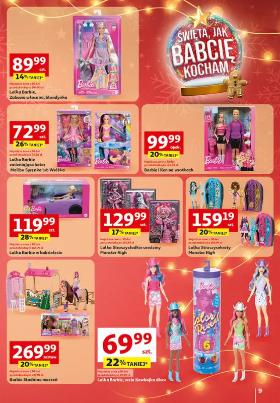 Auchan - gazetka promocyjna Katalog Zabawki Święta jak babcię kocham Hipermarket Auchan od czwartku 06.11 do środy 26.11 - strona 9