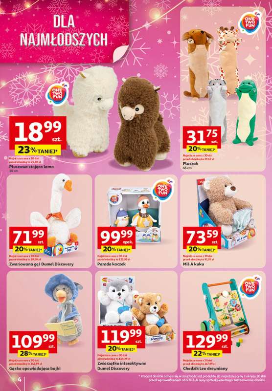 Auchan - gazetka promocyjna Katalog Zabawki Święta jak babcię kocham Hipermarket Auchan od czwartku 06.11 do środy 26.11 - strona 4