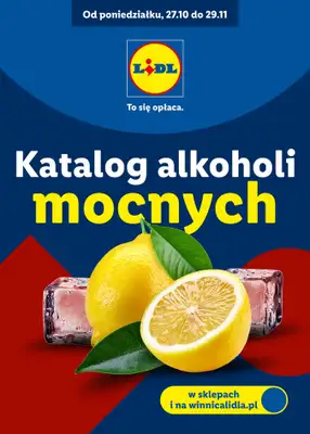Lidl - gazetka promocyjna Katalog alkoholi mocnych  do soboty 29.11