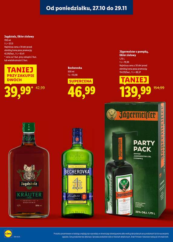 Lidl - gazetka promocyjna Katalog alkoholi mocnych  do soboty 29.11 - strona 19