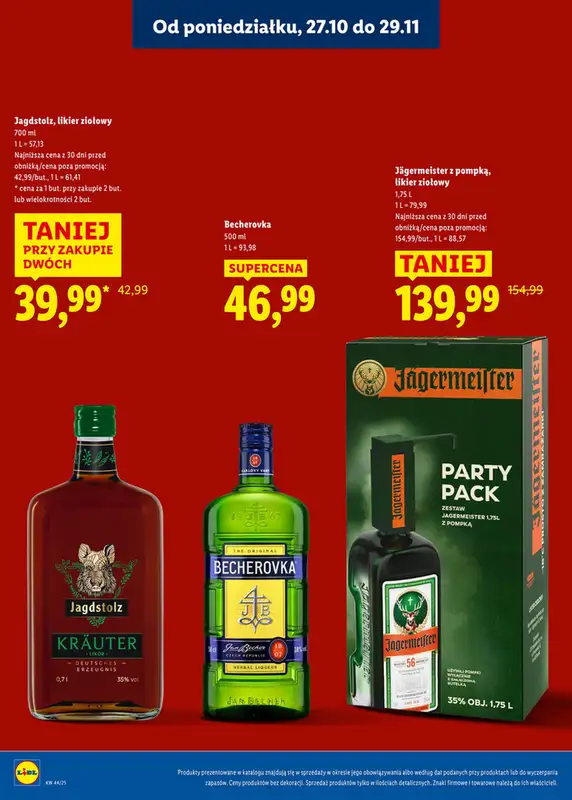 Lidl - gazetka promocyjna Katalog alkoholi mocnych  do soboty 29.11 - strona 19