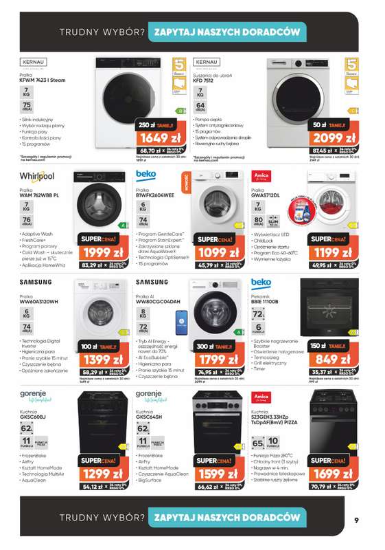 Max Elektro - gazetka promocyjna Gazetka od wtorku 04.11 do poniedziałku 01.12 - strona 9