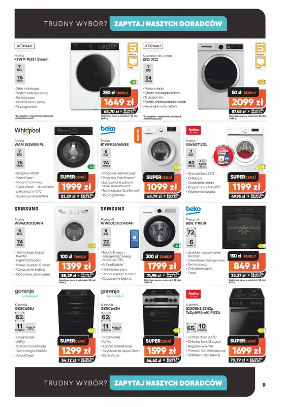 Max Elektro - gazetka promocyjna Gazetka od wtorku 04.11 do poniedziałku 01.12 - strona 9