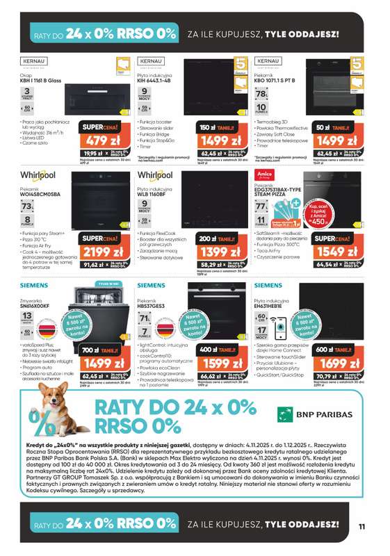 Max Elektro - gazetka promocyjna Gazetka od wtorku 04.11 do poniedziałku 01.12 - strona 11