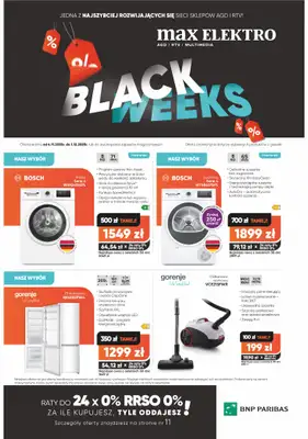 Max Elektro - gazetka promocyjna Gazetka od wtorku 04.11 do poniedziałku 01.12