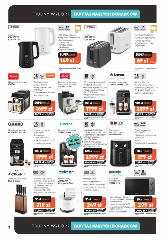 Max Elektro - gazetka promocyjna Gazetka od wtorku 04.11 do poniedziałku 01.12 - strona 2