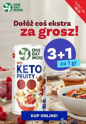 One Day More - gazetka promocyjna Promocja 3+1 za grosz od wtorku 04.11 do czwartku 06.11