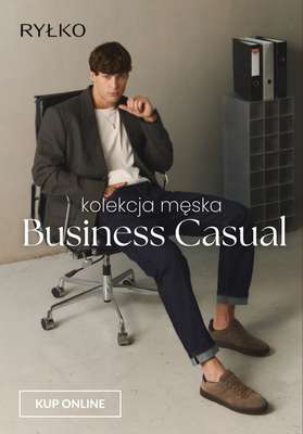 Ryłko - gazetka promocyjna Business Casual - kolekcja męska od wtorku 04.11 