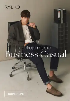 Ryłko - gazetka promocyjna Business Casual - kolekcja męska od wtorku 04.11 