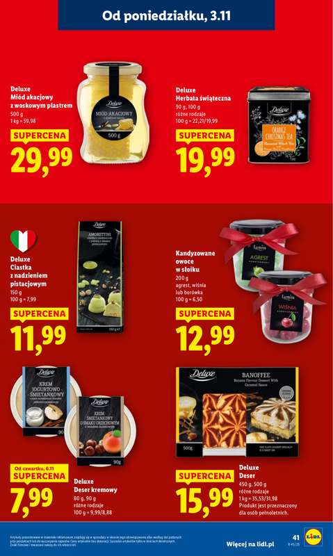 Lidl - gazetka promocyjna Oferta od poniedziałku od poniedziałku 03.11 do środy 05.11 - strona 45