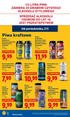 Lidl - gazetka promocyjna Oferta od poniedziałku od poniedziałku 03.11 do środy 05.11 - strona 54
