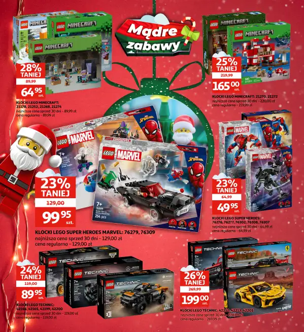 Auchan - gazetka promocyjna Gazetka Racibórz I U nas nawet Mikołaj robi zakupy od środy 05.11 do wtorku 25.11 - strona 14