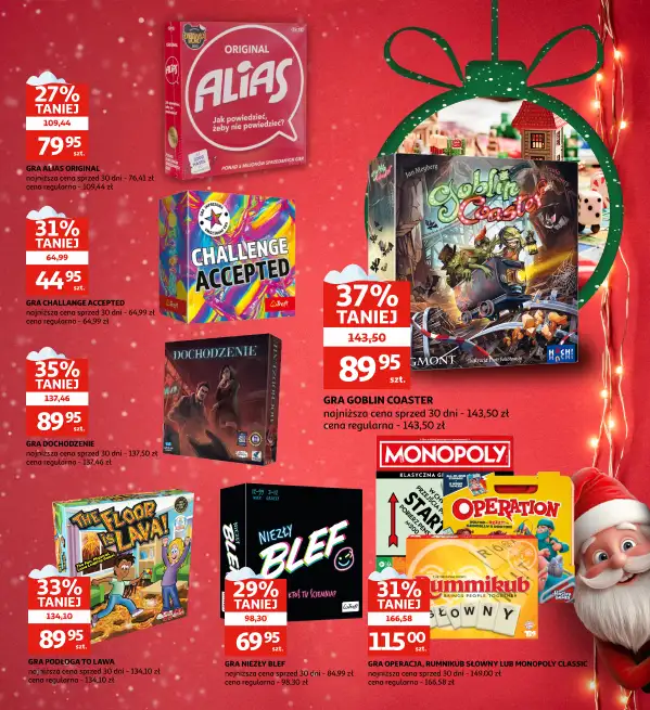 Auchan - gazetka promocyjna Gazetka Racibórz I U nas nawet Mikołaj robi zakupy od środy 05.11 do wtorku 25.11 - strona 19