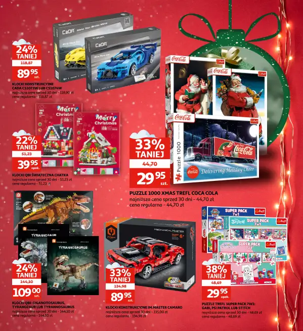 Auchan - gazetka promocyjna Gazetka Racibórz I U nas nawet Mikołaj robi zakupy od środy 05.11 do wtorku 25.11 - strona 13