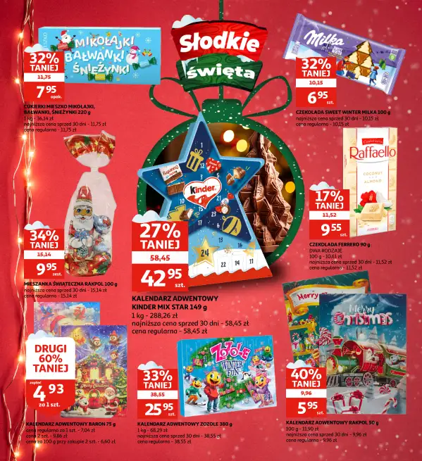 Auchan - gazetka promocyjna Gazetka Racibórz I U nas nawet Mikołaj robi zakupy od środy 05.11 do wtorku 25.11 - strona 22