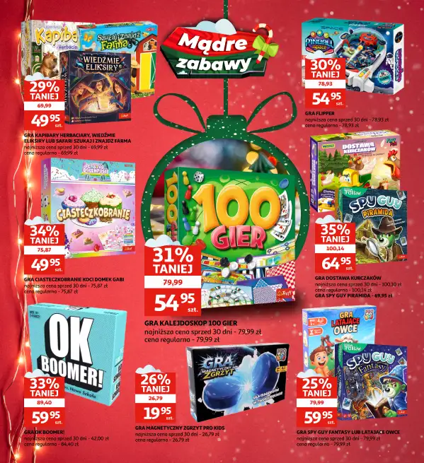 Auchan - gazetka promocyjna Gazetka Racibórz I U nas nawet Mikołaj robi zakupy od środy 05.11 do wtorku 25.11 - strona 18