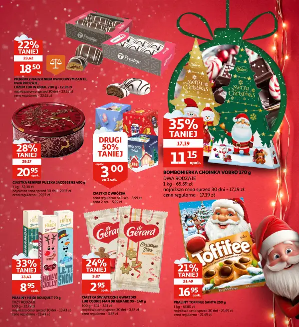 Auchan - gazetka promocyjna Gazetka Zielona Góra I U nas nawet Mikołaj robi zakupy od środy 05.11 do wtorku 25.11 - strona 23